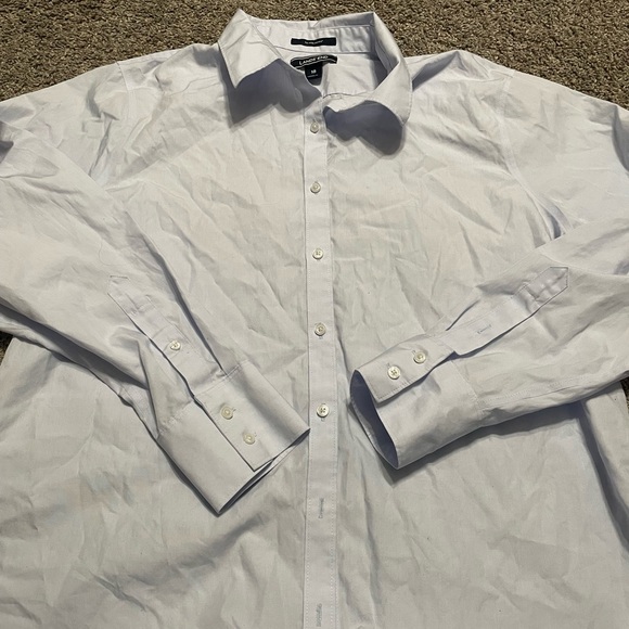Lands’ End Women’s Dress Business shirt No Iron Baby Blue Size 18 great conditio - Picture 1 of 4